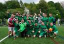 Longshaw celebrate their title win on the final day of the season aginats Euro Garages FC (Pictures LT)