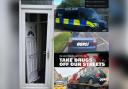 Burnley police have arrested eight people, executed a number of warrants seizing drugs and seized uninsured vehicles over the past month