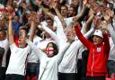 England fans roared their side to victory against Germany