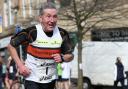 Ron Hill running with the Clayton-Le-Moors harriers