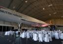 Manchester Airport is serving Christmas dinner under the wings of Concorde Alpha Charlie