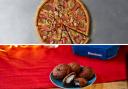 Domino's has revealed its Christmas food items including its first festive pizza (Domino's/Canva)
