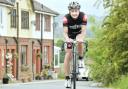 ON YER BIKE: Peter Slater is in training for the Ironman World Championships in Hawaii in October