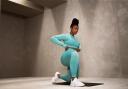 A woman wearing generic Gymshark clothing, not included in the new Whitney Simmons X Gymshark Collection (PA)