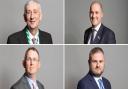 The four Lancashire MPs banned from entering Russia. Pics: UK Parliament