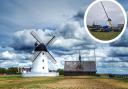 Lytham windmill  has been fitted with new sails