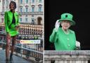 AJ Odudu wears ‘matching green outfit’ with the Queen at Platinum Jubilee party