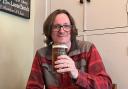 Ed Byrne enjoys pre-show pint at a Darwen brewery