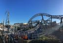 Blackpool Pleasure Beach's ICON rollercoaster (PA)