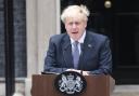 Boris Johnson announced his resignation at lunchtime. Pic: PA