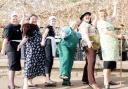 BACK IN TIME: Verity Ryan, Sarah Byrne, Gemma Waters, Shirley Pilling, Cheryl Wawrysz and Brenda Cronshaw dressed for wartime jobs