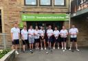 The team at Towneley ahead of their gruelling 72 hole challenge...