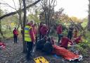 Pensioner rescued by air ambulance after 20m fall down steep slope