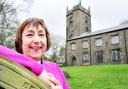 WALKING MISSION Rev Sue Davies at St Nicholas, Newchurch
