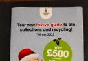 The front of the Blackburn with Darwen Council recyling leaflet