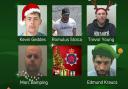 Police are hoping to find these wanted men before Christmas as part of Operation Calibre