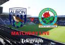 Rovers are in Championship action against West Brom at The Hawthorns