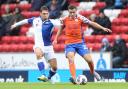 Harry Pickering in action against Swansea City