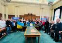 The Blackburn Town Hall ceremony marking the anniversary of the Russian invasion of Ukraine