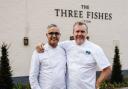 Atul Kochhar and Nigel Haworth at The Three Fishes