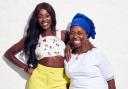 AJ Odudu (left) and her mum Florence. Picture used for 2018 Channel 4 documentary 'Manhunt'