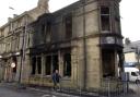 FIRE The burned-out Duke of York pub