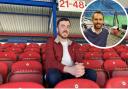 Lewis Costello has been revealed as the new matchday voice for Blackburn Rovers, following the death of Matt Sillitoe (inset)