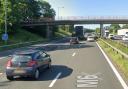 Traffic was held in both directions on the M6 due to a 'concern for safety'