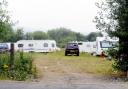 ‘NUISANCE’ The travellers’ caravans have arrived in a field off Eccleshill Road
