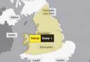 The Met Office warning for snow this week