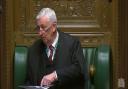 Speaker of the House of Commons Sir Lindsay Hoyle announces he has selected amendments tabled by Labour and the Government to the SNP’s Gaza ceasefire motion in the House of Commons, London