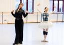 Darcey Bussell in rehearsals for Sleeping Beauty
