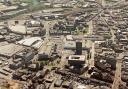 Blackburn town centre from the air