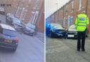 CCTV footage of a crash on Johnston Street in Blackburn