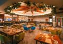 The stunning Eight at Gazegill restaurant, an oak structure inspired by the fact that there are eight festivals to a pagan year.