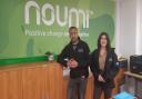 NOUMI founder Shakir Lincoln and head of sales Maria Demetriou