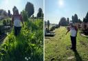 Cllr Patel had raised concerns about grass not being cut at the cemetery