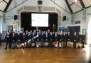Year six prefects were presented with their badges by Andy MacNae MP