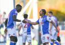 Tyrhys Dolan celebrates with Makhtar Gueye