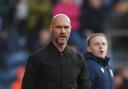 Swansea boss Luke Williams on the sidelines