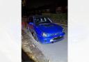 The driver of this Subaru was arrested after reaching speeds of up to 120mph