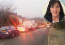 Cllr Tina Walker has warned of the dangers the traffic can cause in Belthorn