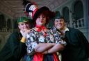 Cast members from Brindle Players production of the Frog Prince