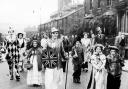 A fancy dress parade through Burnley