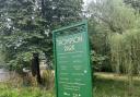 The entrance to Thompson Park