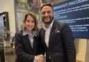Secretary of State for Science, Innovation and Technology, Liz Kendall and Mo Isap OBE, CEO of IN4 Group