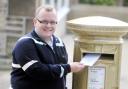 Council leader Joe Cooney at the post box