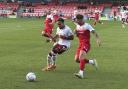 Action from Accrington Stanley v Bradford City