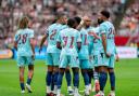 Burnley celebrate their goal in the friendly against Ajax Picture: Burnley Football Club