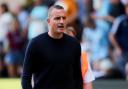 Burnley manager Nicky Hayen during the Carabao Cup first round match at Turf Moor